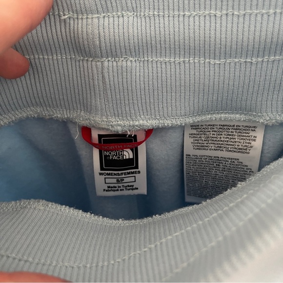 NWOT The North Face Straight Leg High Rise Sweatpants Light Blue Women'sSz S *W2 - Picture 5 of 5